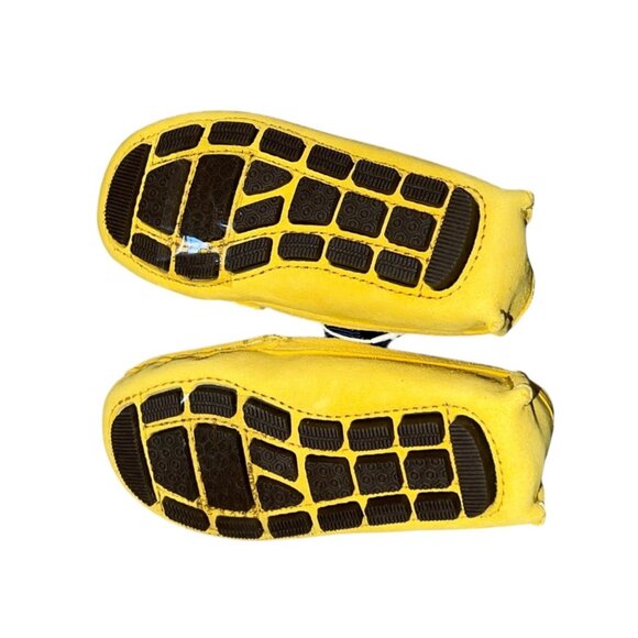 Janie & Jack Sun Shower Yellow Driving Shoe Sz 5 Boys - Picture 11 of 12